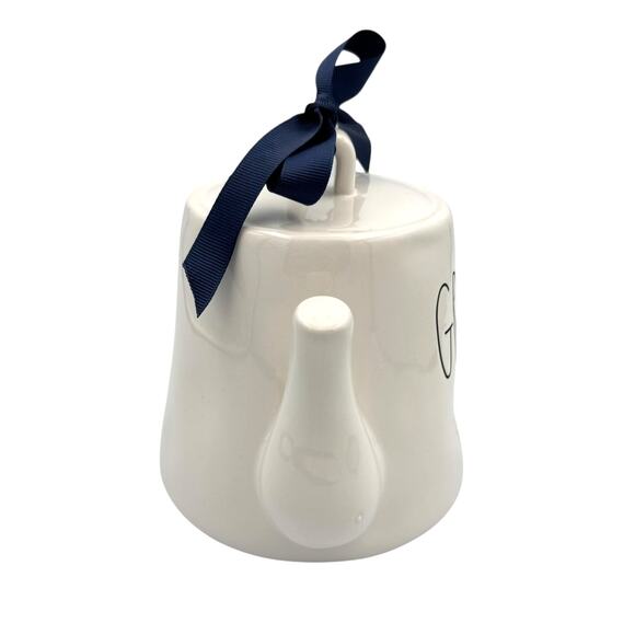 Rae Dunn GROW White Ceramic Teapot Birdhouse NEW House Decor Collectible - Picture 2 of 5